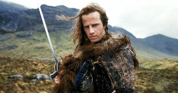 Christopher Lambert v filmu 'Highlander'