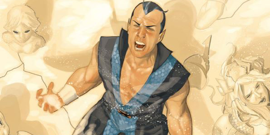 Namor křičící v sérii First Mutant.