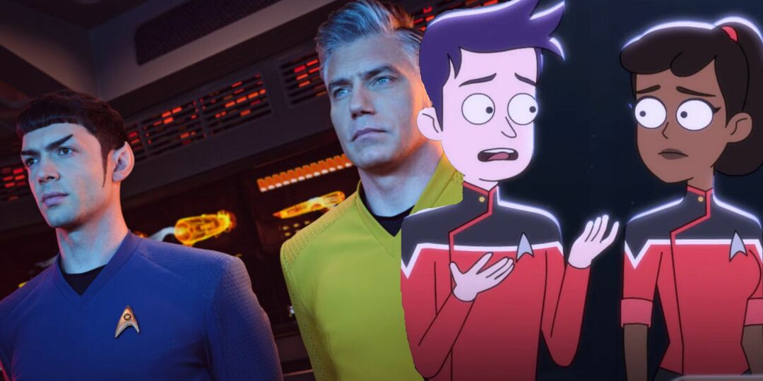 Boimler y Mariner conocerán a Pike y Spock en el crossover Strange New WorldsLower Decks