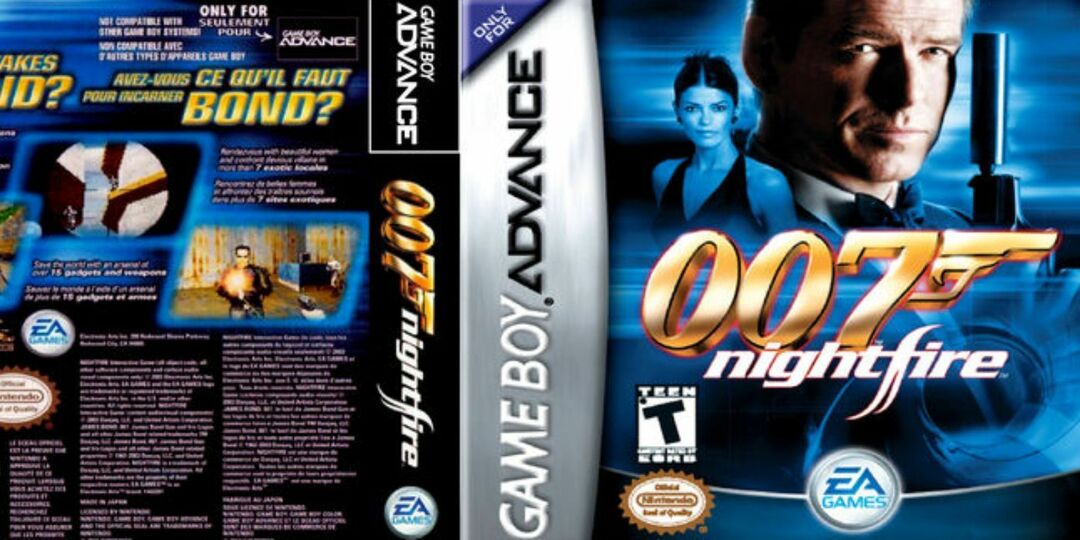 James Bond 007: sampul game Nightfire.