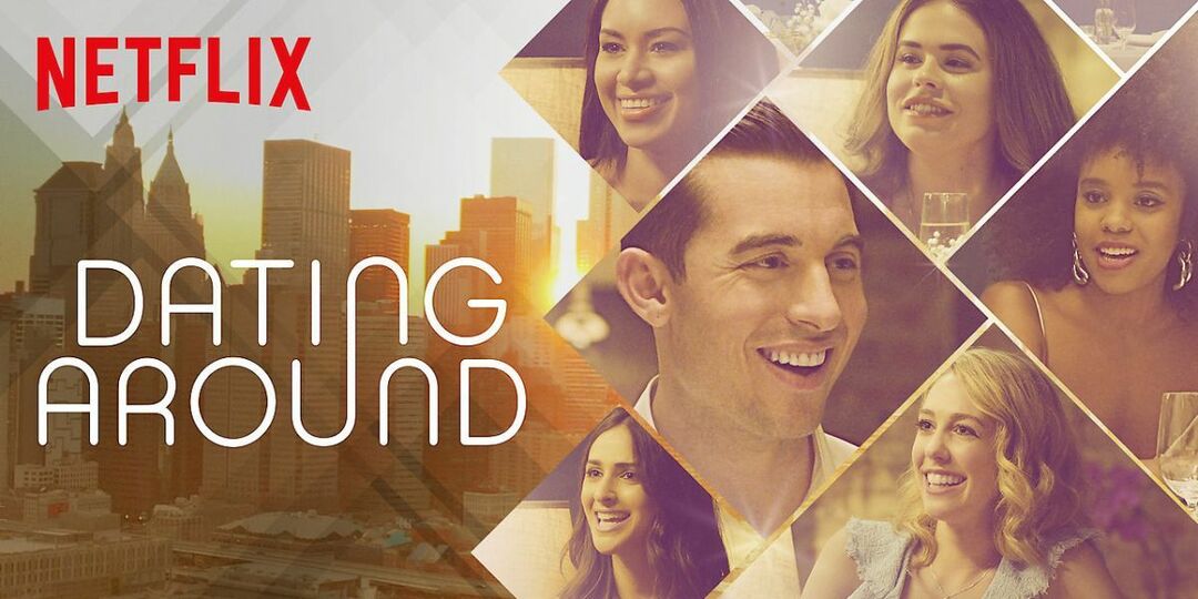 Το πανό της εκπομπής Dating Around του Netflix