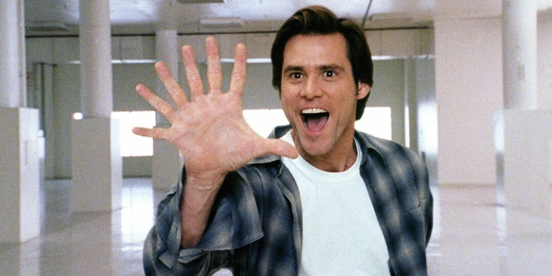 Jim Carrey med syv fingre i Bruce Almighty