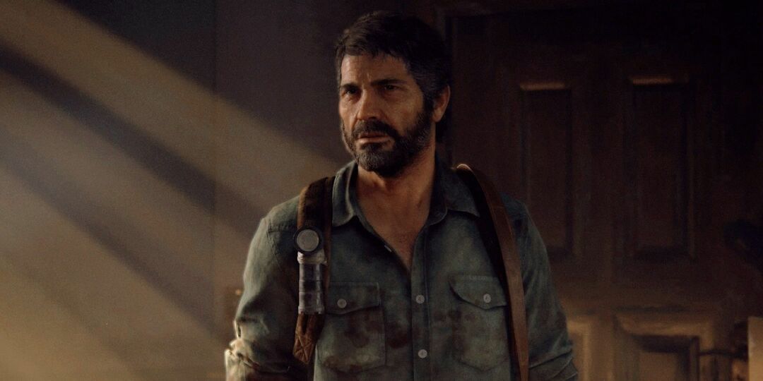 Joel Miller mengenakan ransel di The Last of Us 