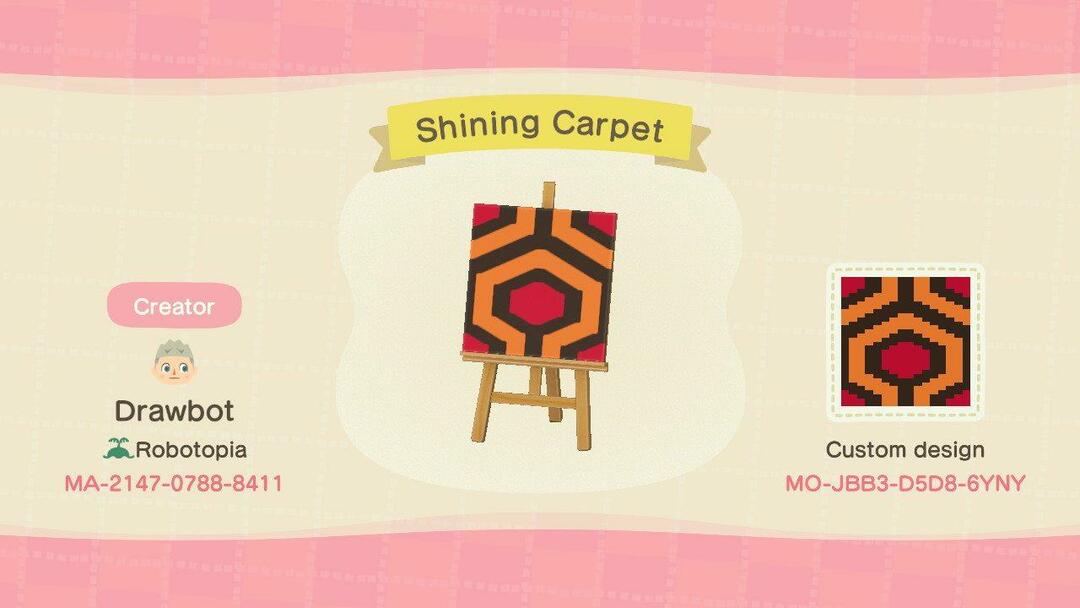 Shining Carpet - Animal Crossing: New Horizons Custom Design