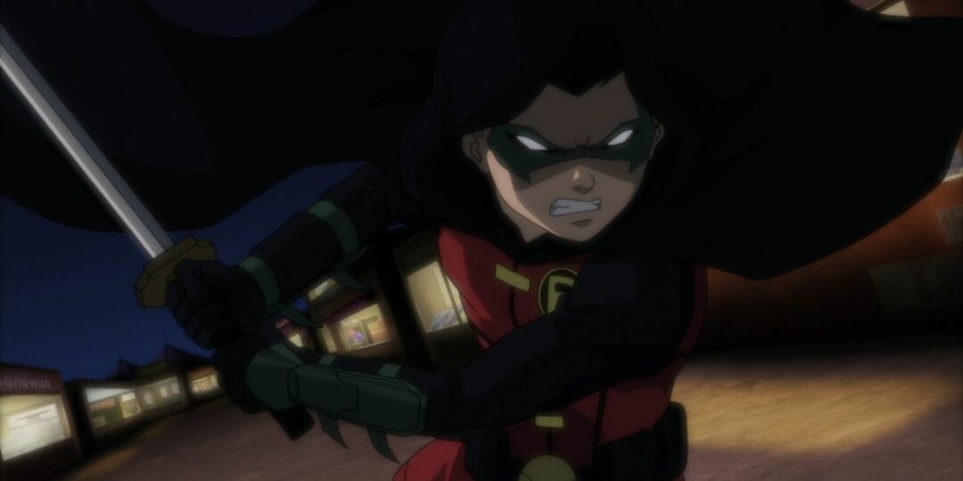 Damian Wayne DC animafilmide universumis