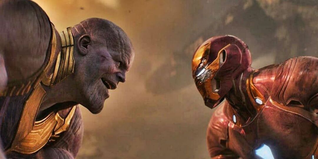 Vingadores Guerra Infinita Thanos Homem de Ferro Titã