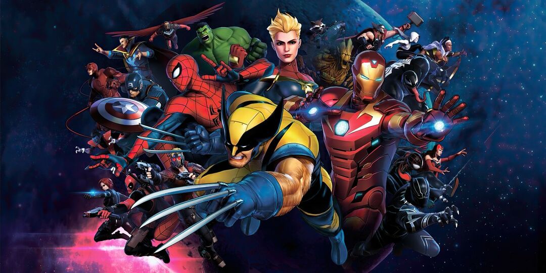 Героите на Marvel Ultimate Alliance 3, скупчени заедно