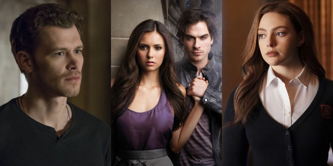 Vampire Diaries Originals Legacies Klaus Damon i Elena Hope