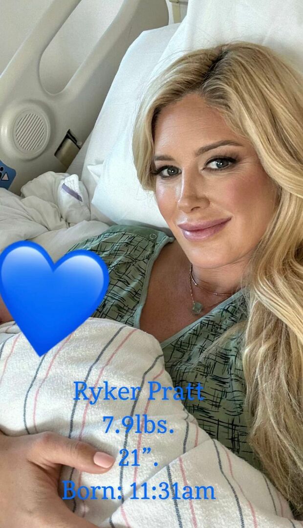 Heidi Montag Histoire de Snpachat avec bébé Ryker