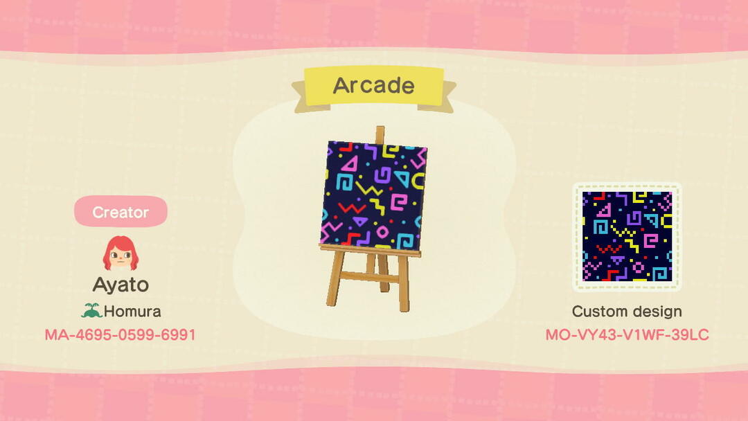 Arcade Floor - Animal Crossing: New Horizons Özel Tasarım