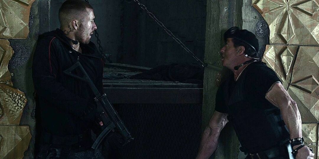 I mercenari 3 Glen Powell e Sylvester Stallone foto