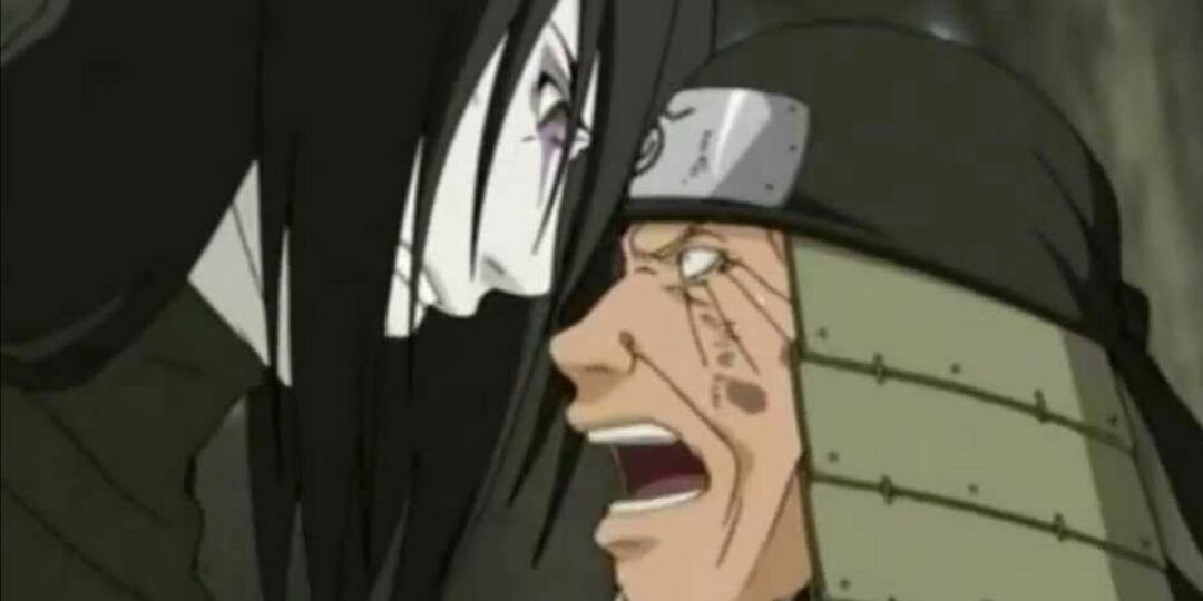 Orochimaru en Hiruzen nemen het tegen elkaar op in Naruto-aflevering Beyond The Limit Of Darkness And Light S1E79