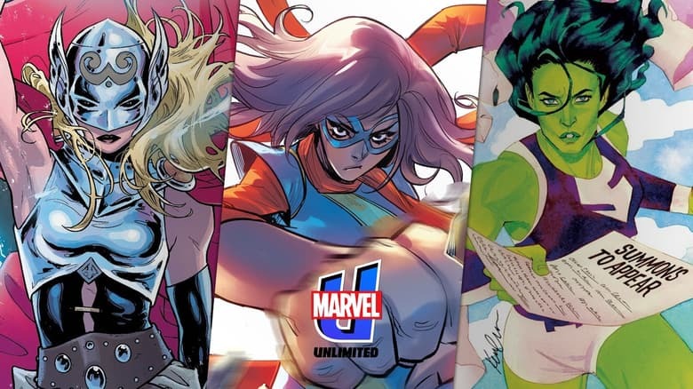 Thor, Ms. Marvel และ She-Hulk ของ Jane Foster เฉลิมฉลองใน Marvel Unlimited