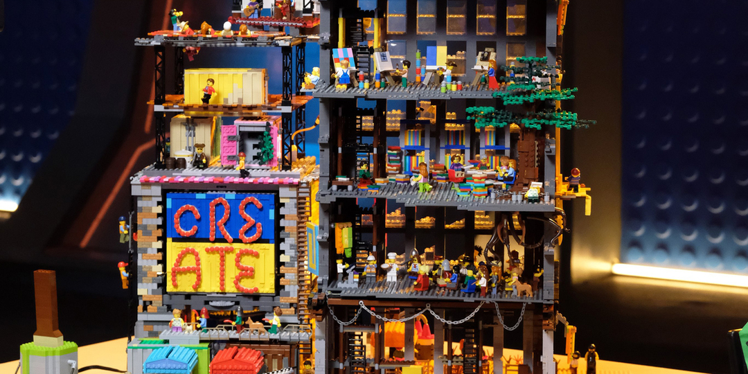 LEGO Masters finalinde Artopia yapısı.