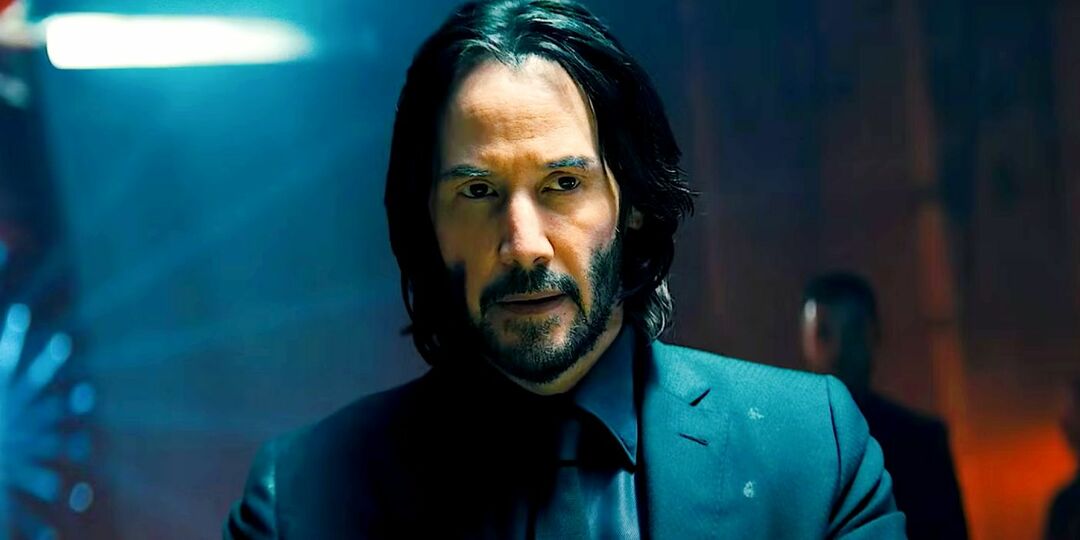 Keanu Reeves em John Wick: Capítulo 4.