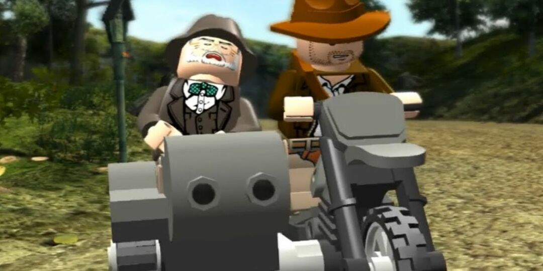 Niveau d'évasion de la moto LEGO Indiana Jones