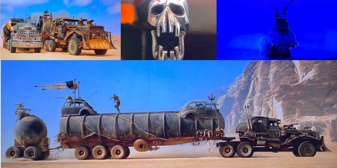 Collage de War Rig Mad Max Fury Road