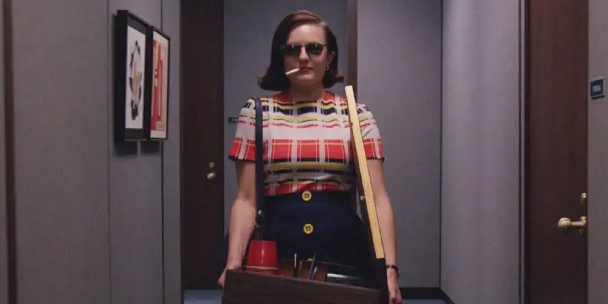 Peggy Olson (Elizabeth Moss) på Mad Men