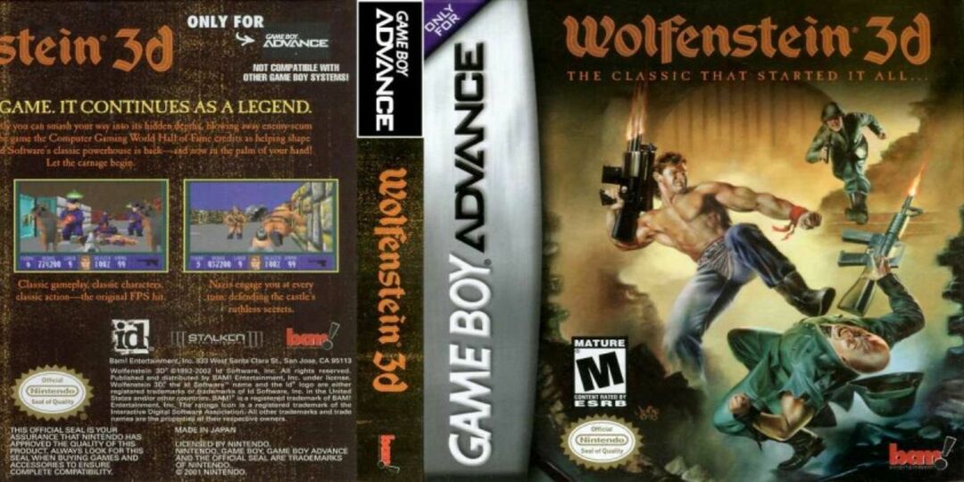 Naslovnica igre Wolfenstein 3D.