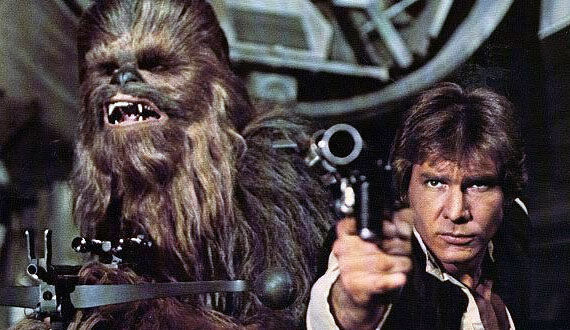 Chewbacca on Han Solo abimees