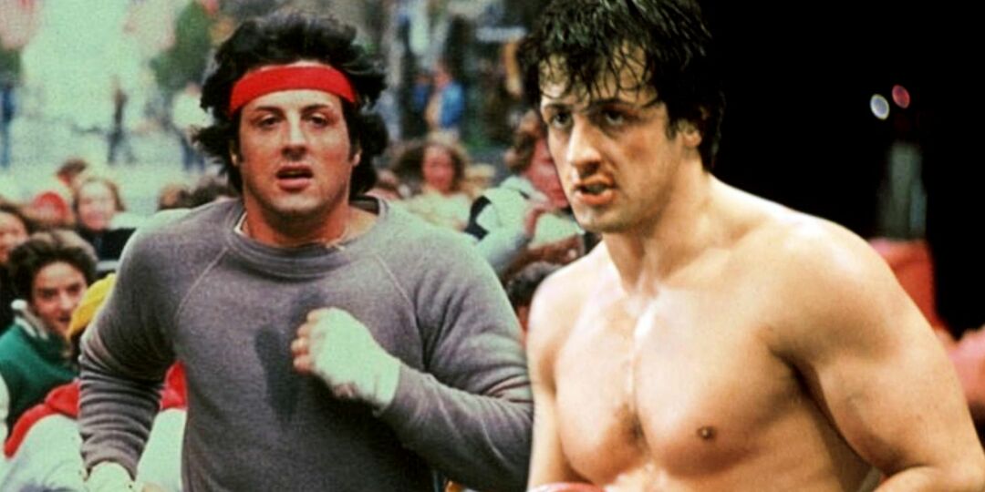 De jonge Sylvester Stallone in Rocky 1976